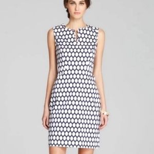 kate spade Emrick geometric lemon print dress